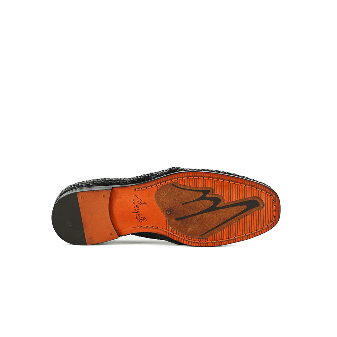 Renga Derby Intreccio Slim Nero, Morgillo Calzature, foto 3 di 3