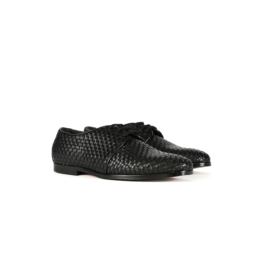 Renga Derby Intreccio Slim Nero, Morgillo Calzature, foto 2 di 3