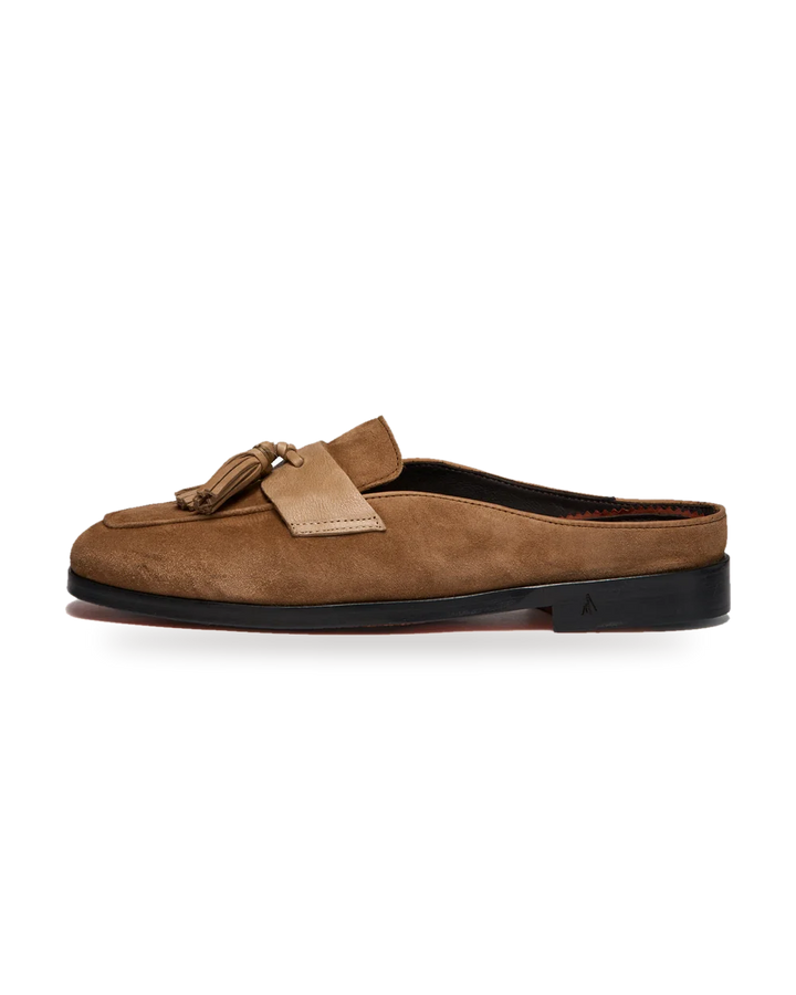 Giulia River Tan Suede