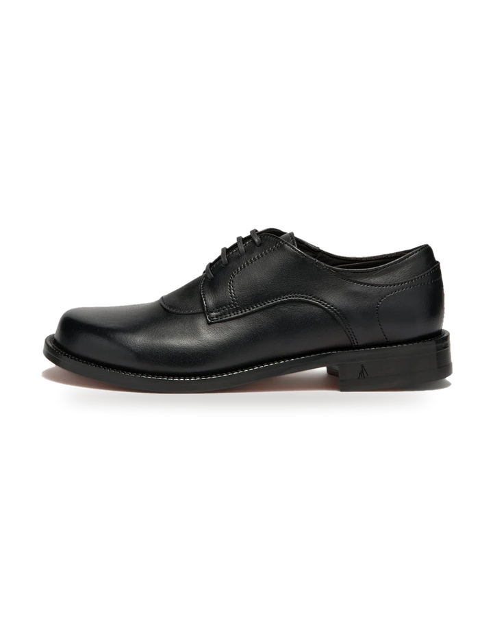 Isabel Derby Black Buffalo Leather