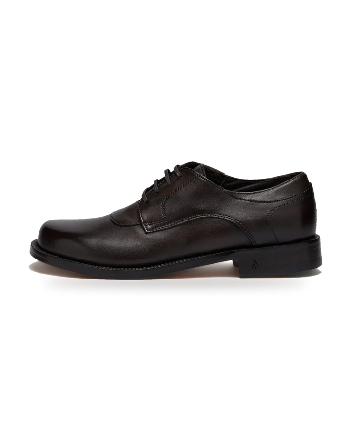 Isabel Derby Dark Brown Buffalo Leather