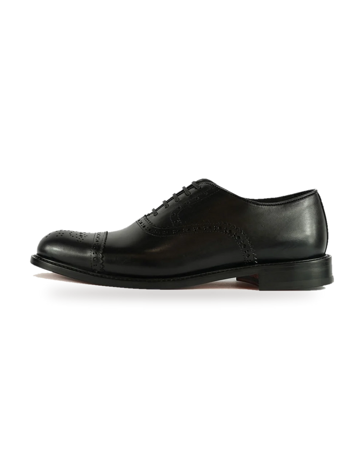 Merini Black Calfskin